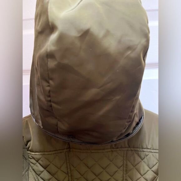 Jones New York Long Green Puffer Jacket - Picture 6 of 10